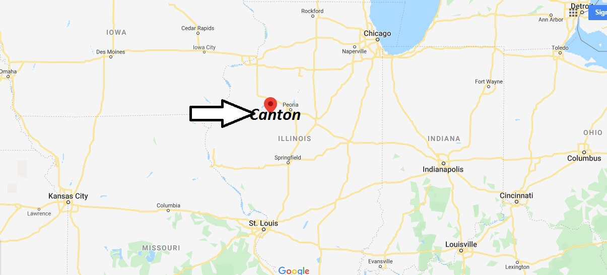 Where is Canton, Illinois? What county is Canton in? Canton Map