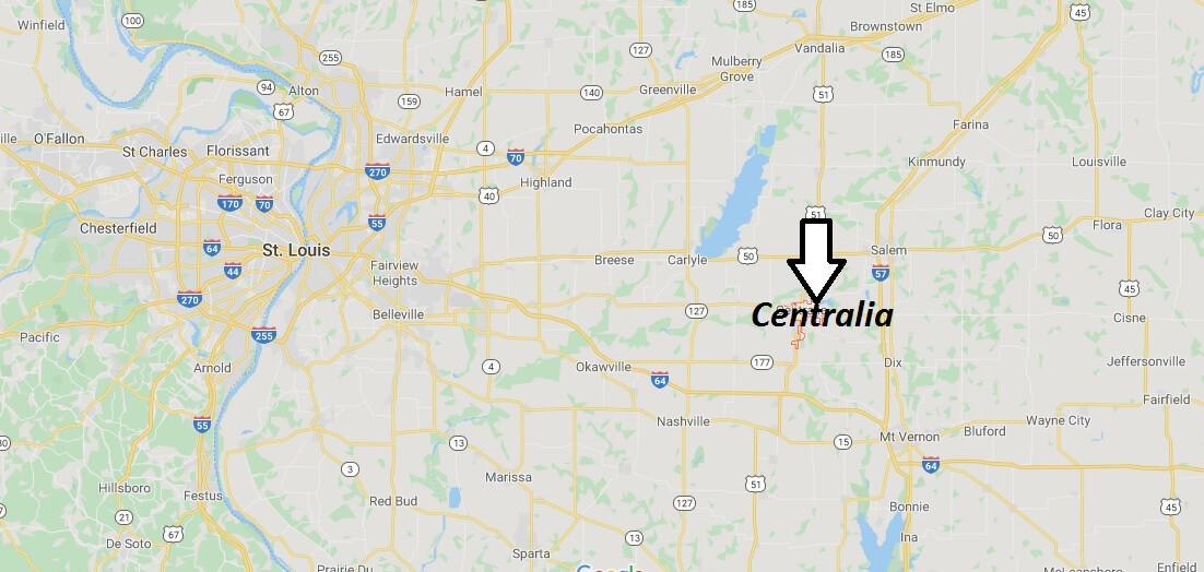 Where is Centralia, Illinois? What county is Centralia in? Centralia Map
