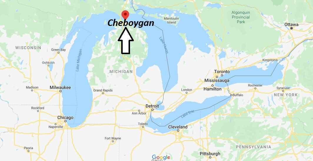 Where is Cheboygan, Michigan? What county is Cheboygan in? Cheboygan Map