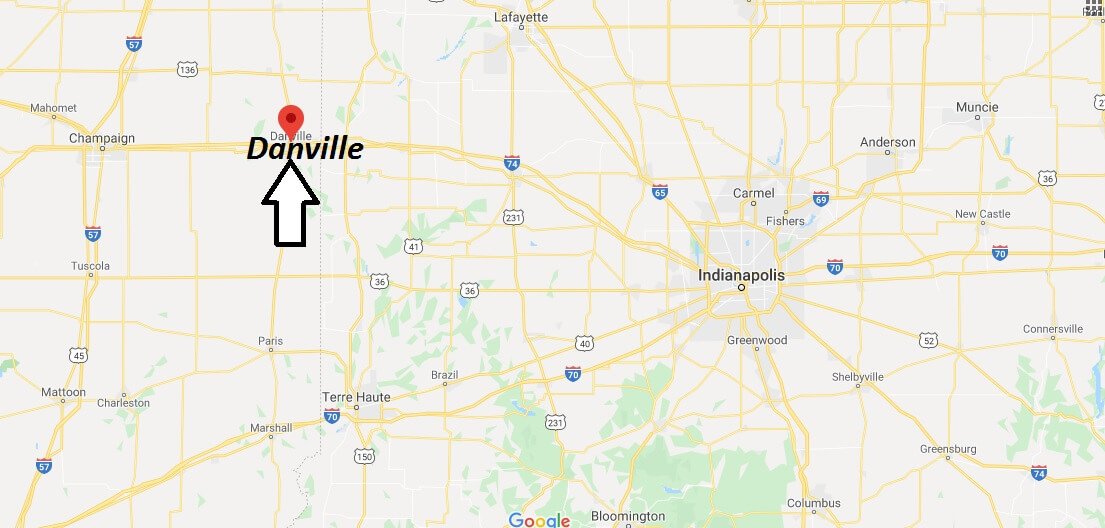 Where is Danville, Illinois? What county is Danville in? Danville Map