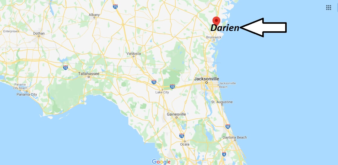 Where is Darien, Georgia? What county is Darien in? Darien Map
