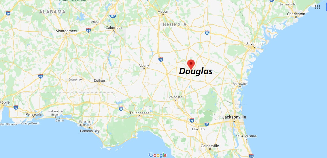 Where is Douglas, Georgia? What county is Douglas in? Douglas Map