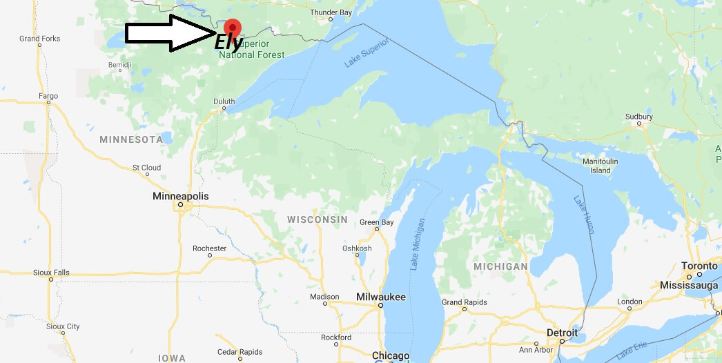 Where is Ely, Minnesota? What county is Ely in? Ely Map