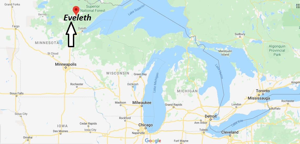 Where is Eveleth, Minnesota? What county is Eveleth in? Eveleth Map