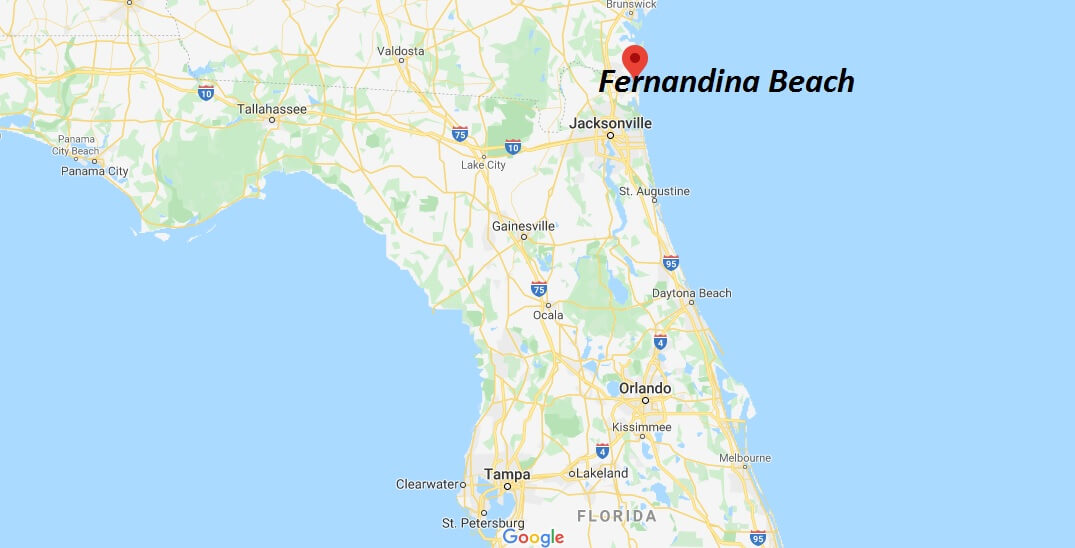 Where is Fernandina Beach, Florida? What county is Fernandina Beach in? Fernandina Beach Map