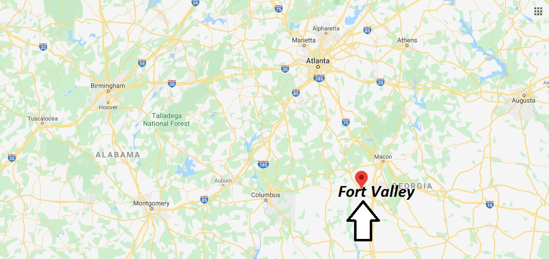 Where is Fort Valley, Georgia? What county is Fort Valley in? Fort Valley Map