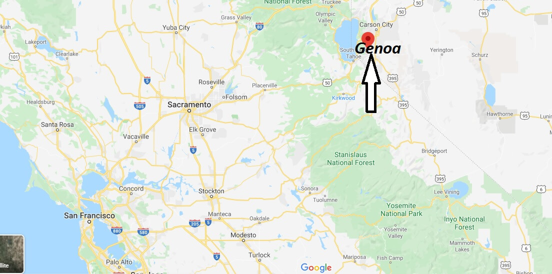 Where is Genoa, Nevada? What county is Genoa in? Genoa Map