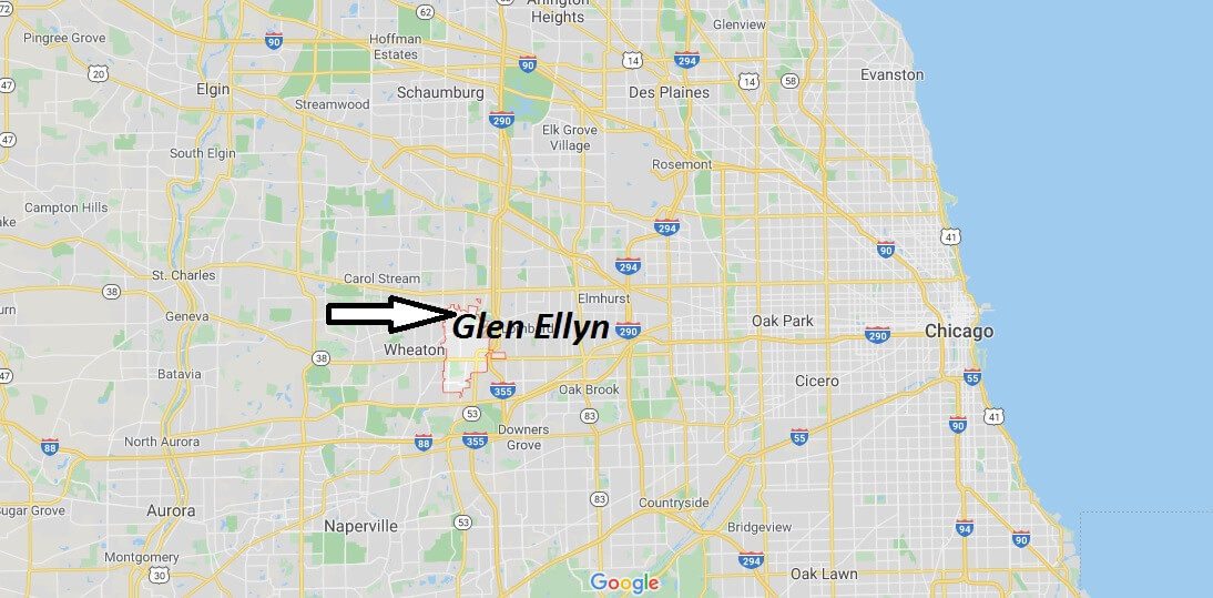 Where is Glen Ellyn, Illinois? What county is Glen Ellyn in? Glen Ellyn Map