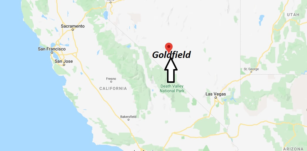 Where is Goldfield, Nevada? What county is Goldfield in? Goldfield Map