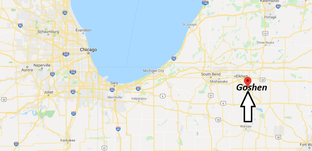 Where is Goshen, Indiana? What county is Goshen in? Goshen Map