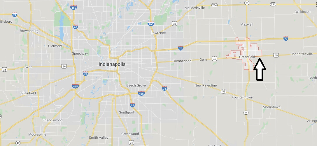 Where is Greenfield, Indiana? What county is Greenfield in? Greenfield Map
