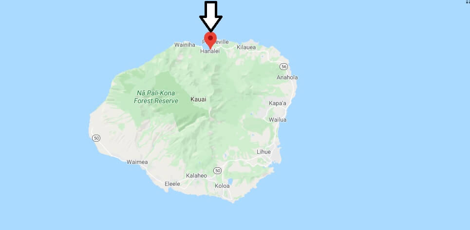 Where is Hanalei, Hawaii? What county is Hanalei in? Hanalei Map