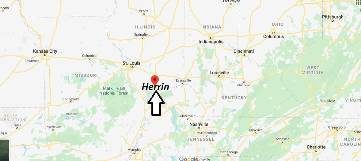 Where is Herrin, Illinois? What county is Herrin in? Herrin Map