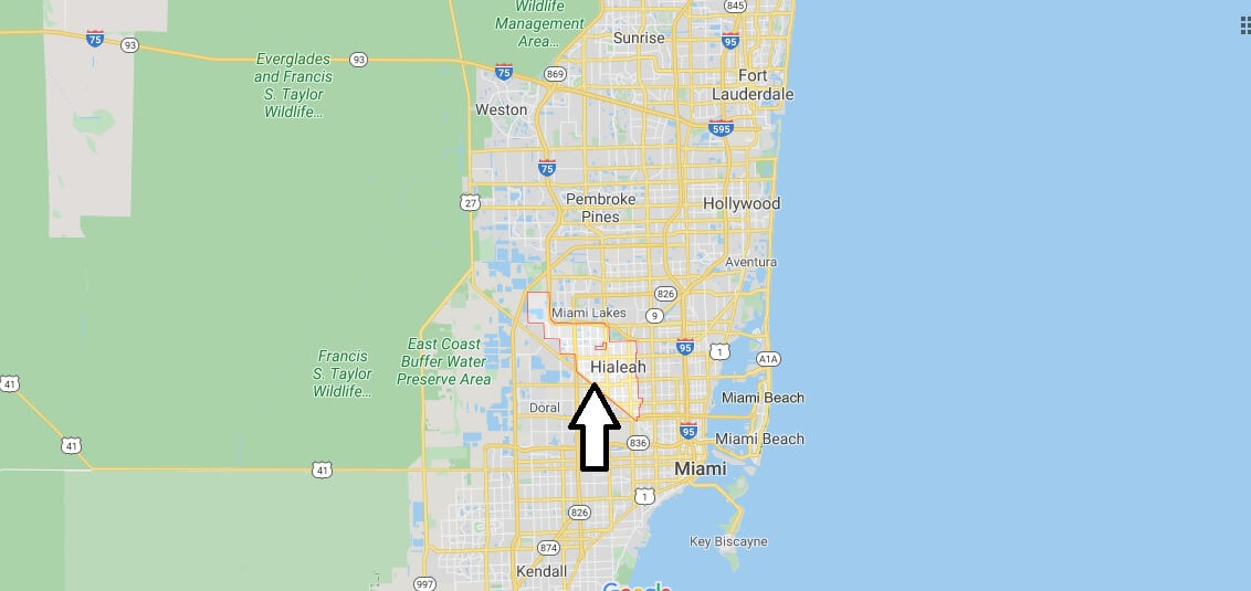 Where is Hialeah, Florida? What county is Hialeah in? Hialeah Map | Where  is Map
