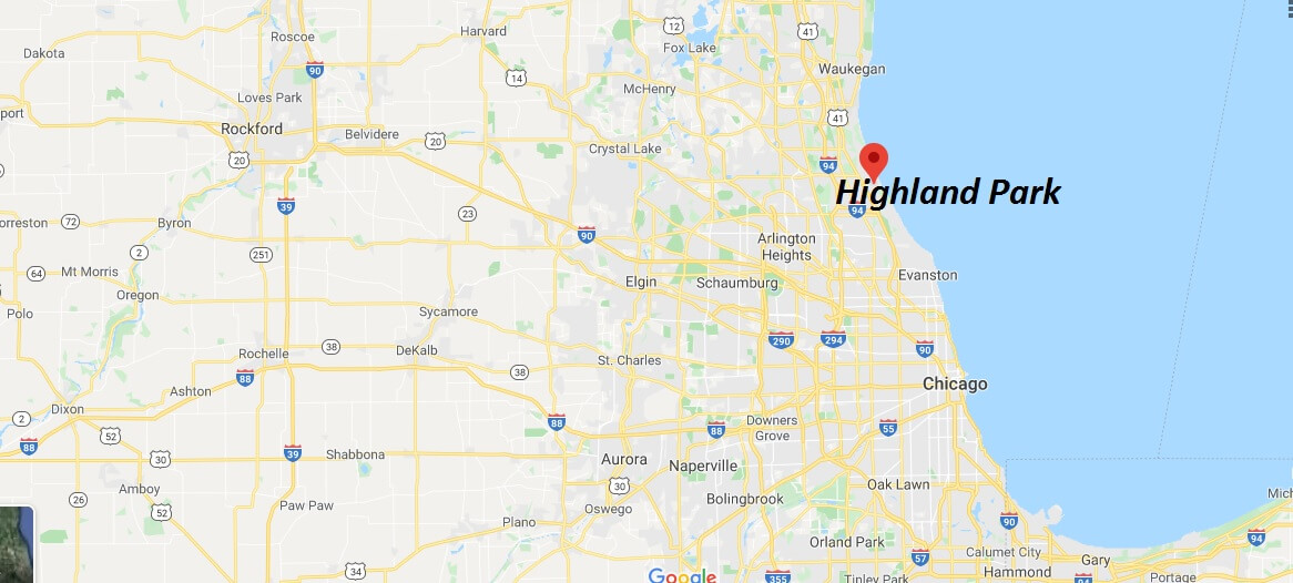 Where is Highland Park, Illinois? What county is Highland Park in? Highland Park Map