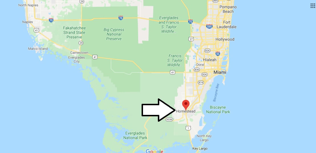 Where is Homestead, Florida? What county is Homestead in? Homestead Map
