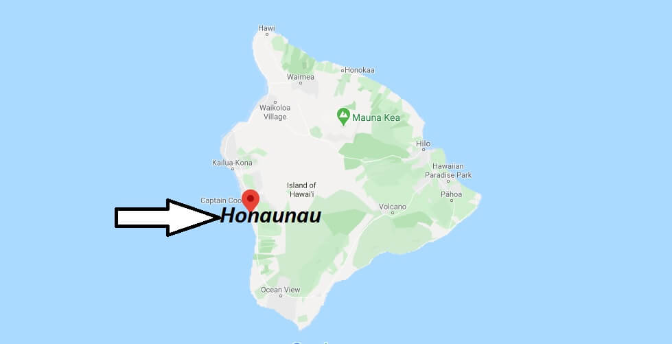 Where is Honaunau, Hawaii? What county is Honaunau in? Honaunau Map