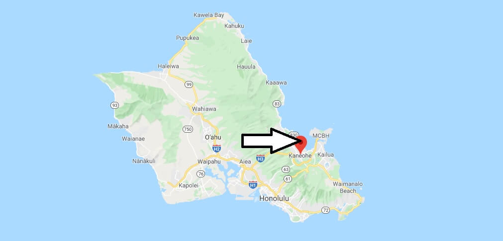 Where is Kaneohe, Hawaii? What county is Kaneohe in? Kaneohe Map