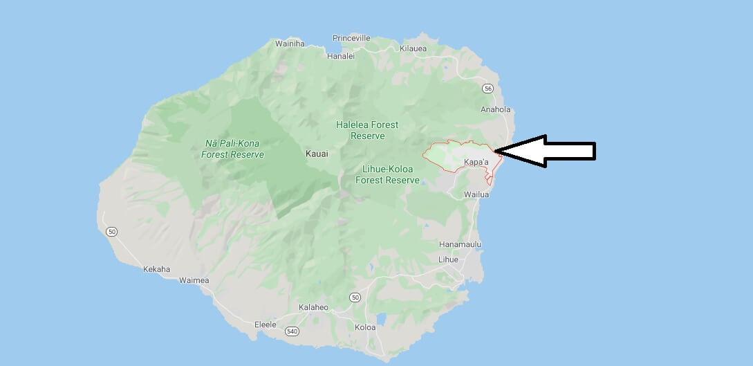 Where is Kapaa, Hawaii? What county is Kapaa in? Kapaa Map