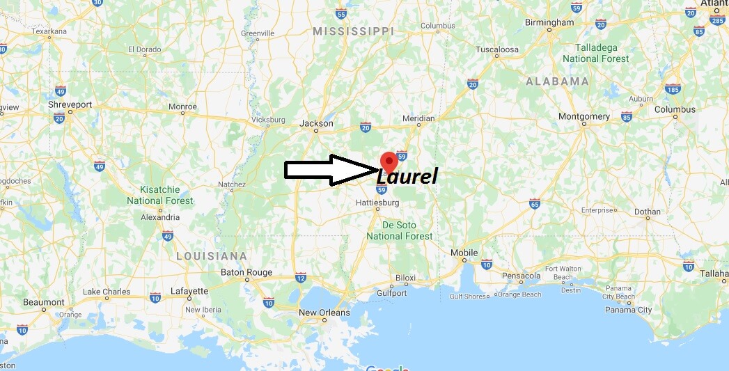 Where is Laurel, Mississippi? Where in Mississippi is Laurel located