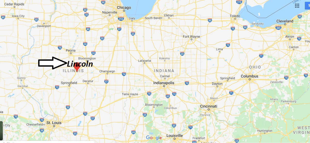 Where is Lincoln, Illinois? What county is Lincoln in? Lincoln Map