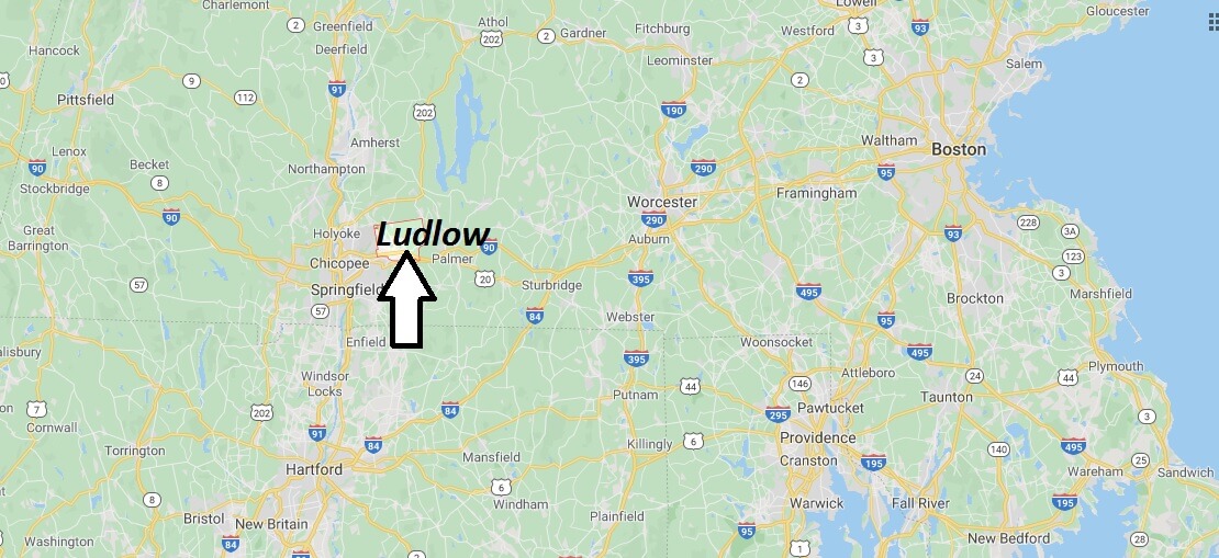 Where is Ludlow, Massachusetts? What county is Ludlow in? Ludlow Map