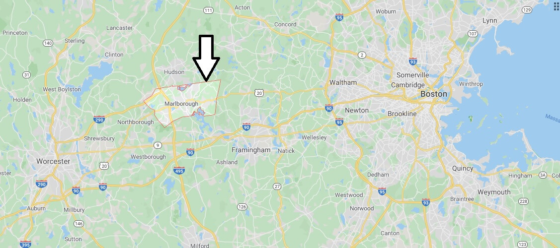 Where is Marlborough, Massachusetts? What county is Marlborough in? Marlborough Map