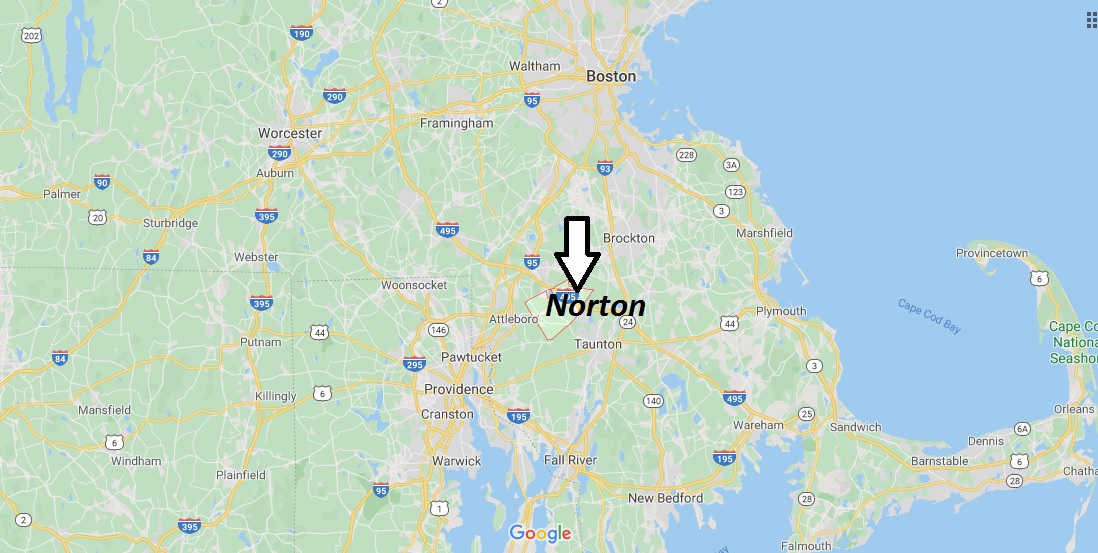 Where is Norton, Massachusetts? What county is Norton in? Norton Map