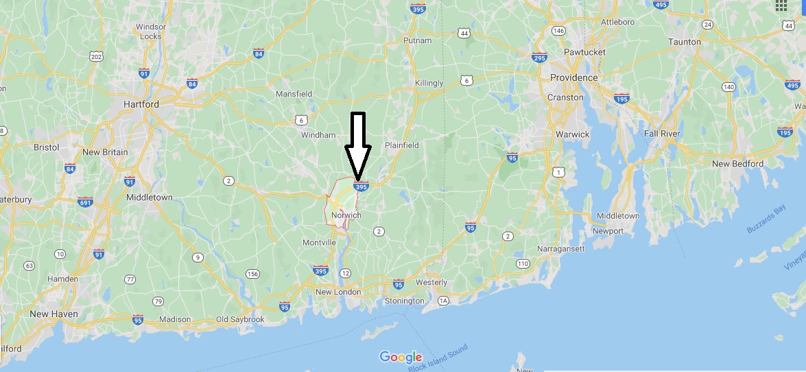 Where is Norwich, Connecticut? What county is Norwich in? Norwich Map