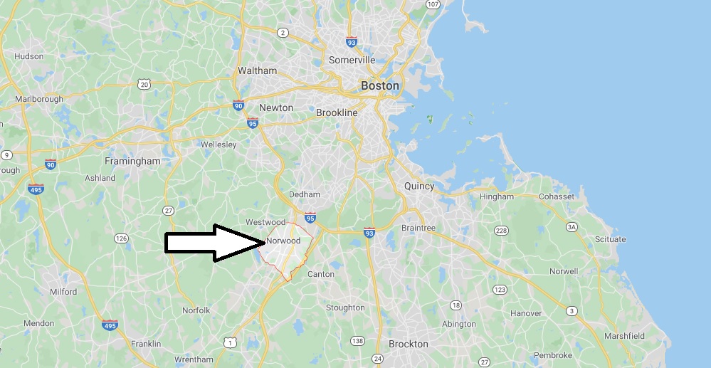 Where is Norwood, Massachusetts? What county is Norwood in? Norwood Map