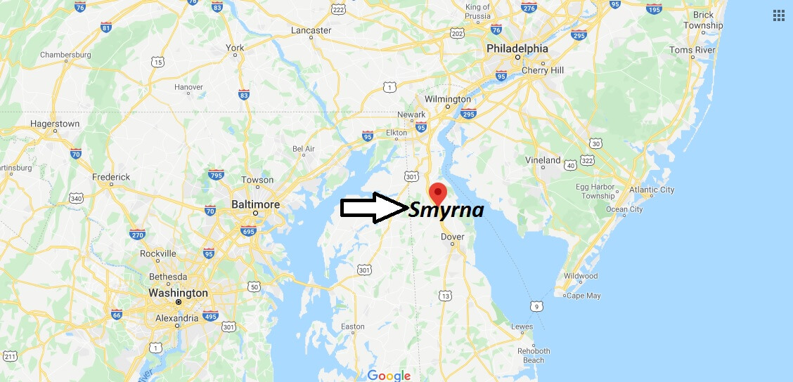 Where is Smyrna, Delaware? What county is Smyrna in? Smyrna Map