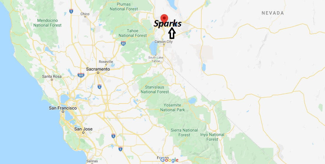 Where is Sparks, Nevada? What county is Sparks in? Sparks Map