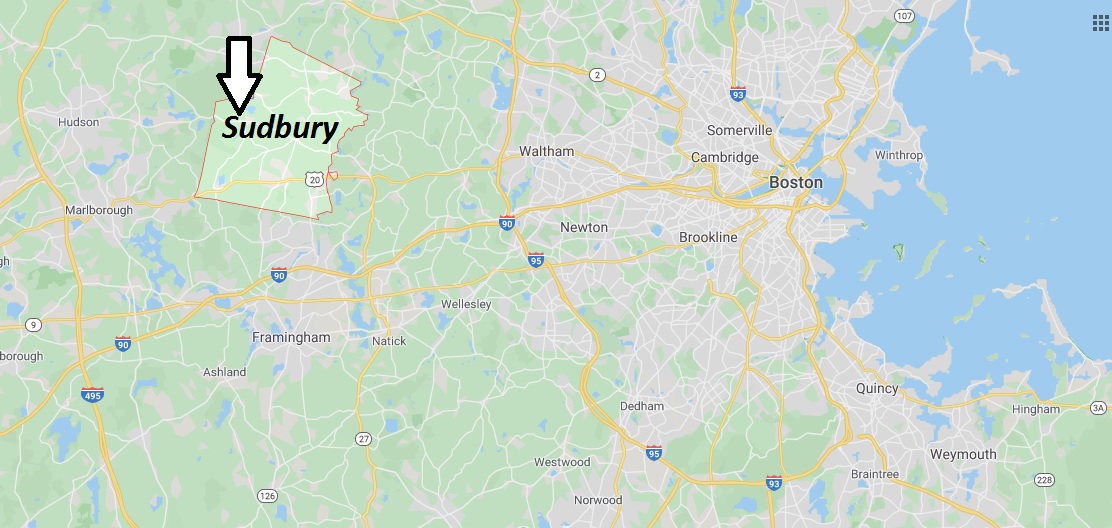 Where is Sudbury, Massachusetts? What county is Sudbury in? Sudbury Map