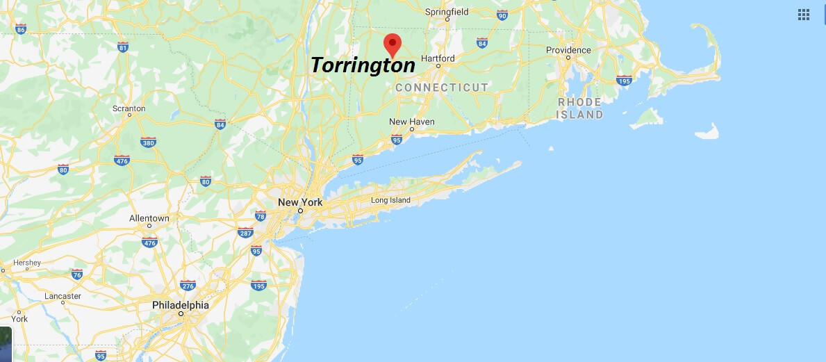 Where is Torrington, Connecticut? What county is Torrington in? Torrington Map