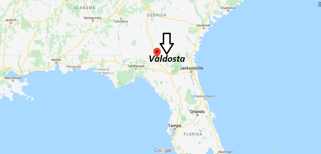 Where is Valdosta, Georgia? What county is Valdosta in? Valdosta Map