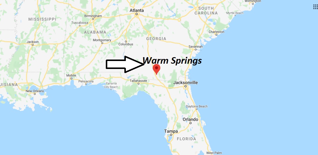 Where is Warm Springs, Georgia? What county is Warm Springs in? Warm Springs Map