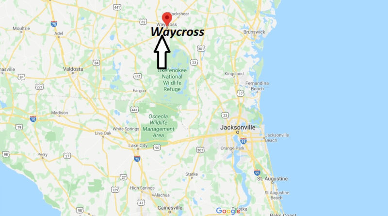 Where is Waycross, Georgia? What county is Waycross in? Waycross Map