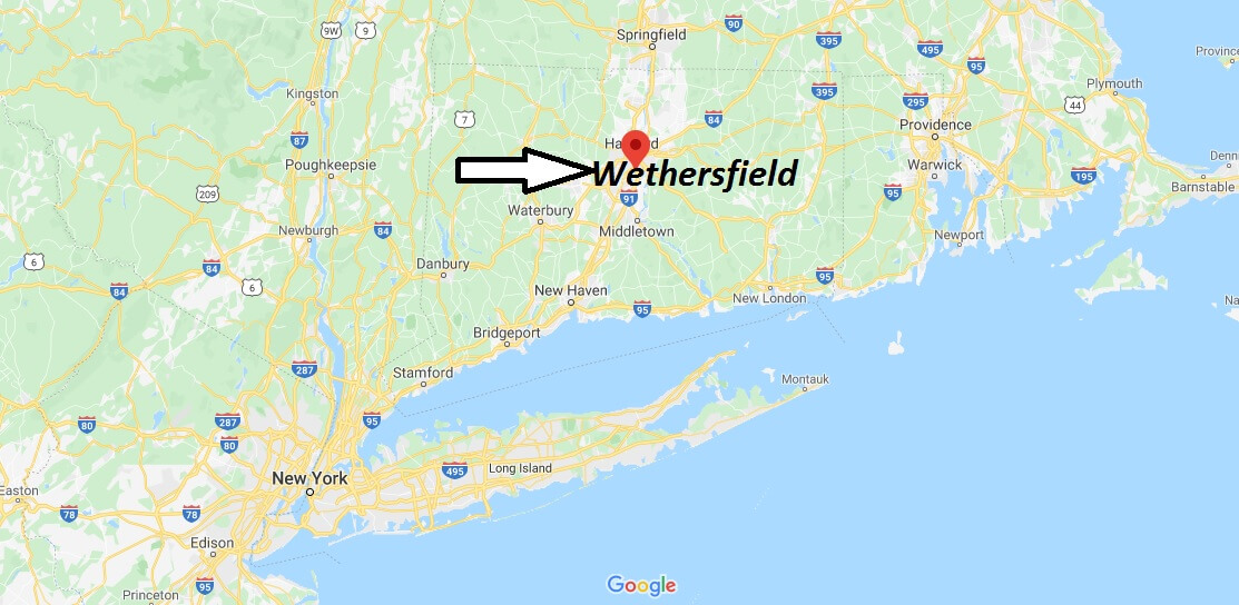 Where is Wethersfield, Connecticut? What county is Wethersfield in? Wethersfield Map