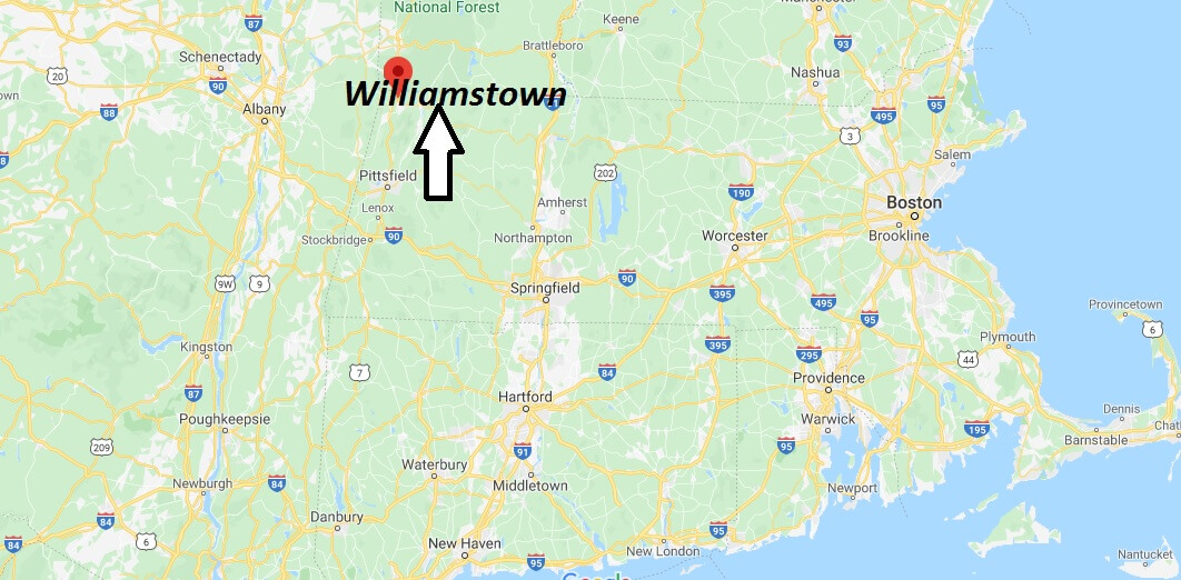 Where is Williamstown, Massachusetts? What county is Williamstown in? Williamstown Map