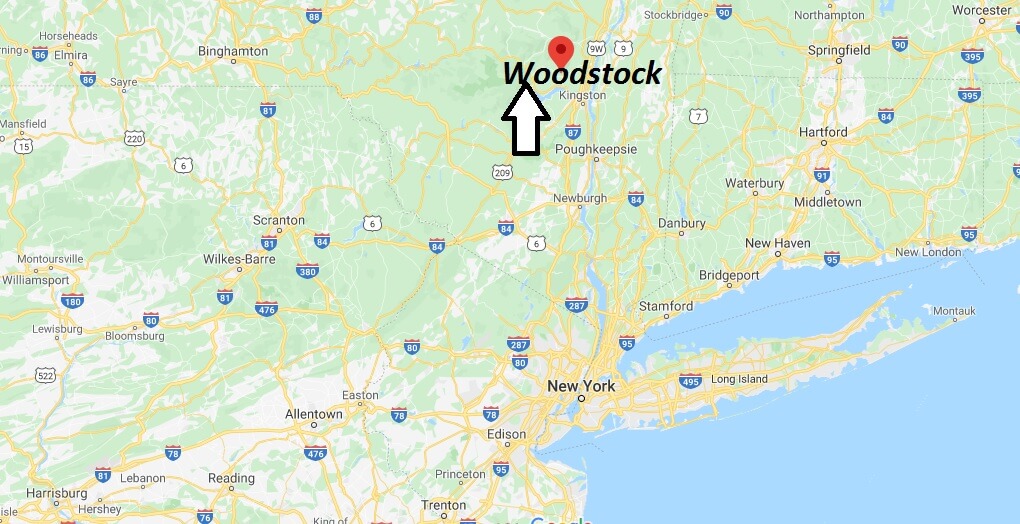 Where is Woodstock, New York? What county is Woodstock New York in