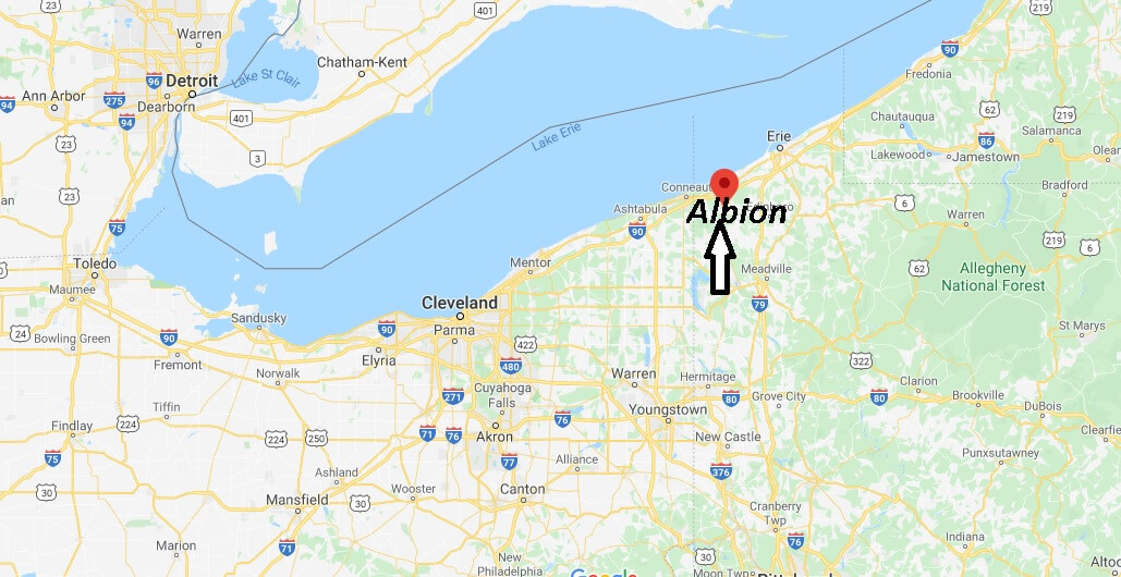 Where is Albion Pennsylvania? Where is zip code 16401