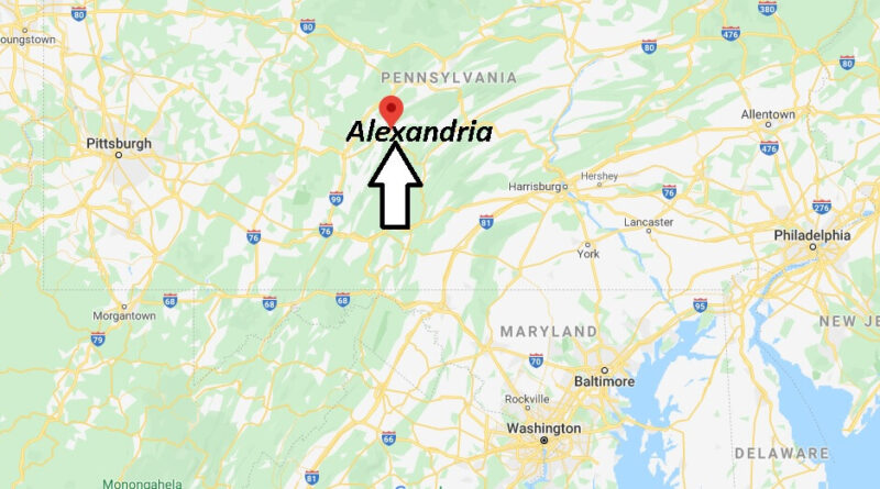 Where is Alexandria Pennsylvania? Where is zip code 16611