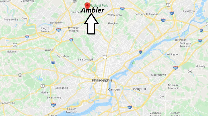 Where is Ambler Pennsylvania? Where is zip code 19002
