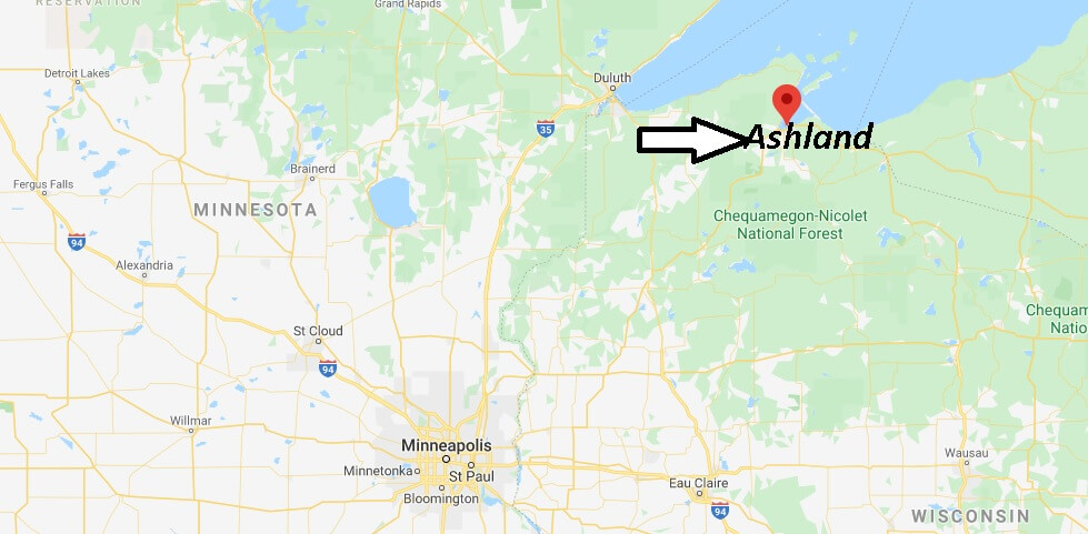 Where is Ashland, Wisconsin? What county is Ashland Wisconsin in