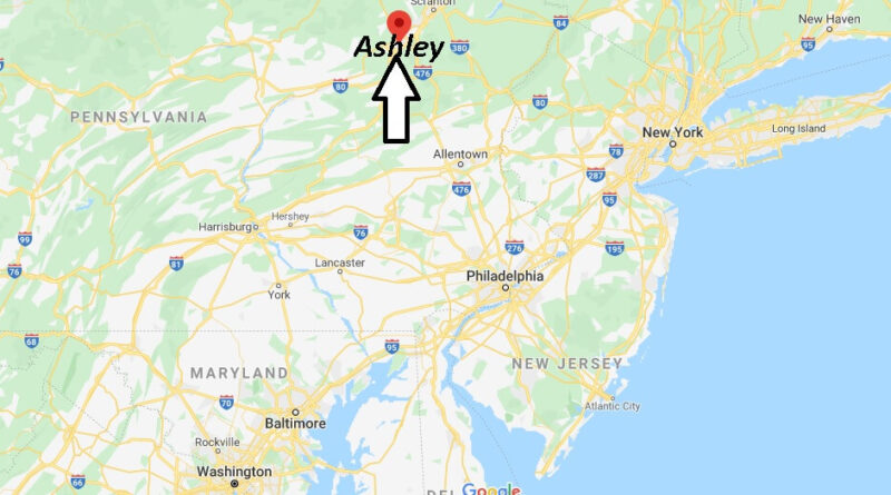 Where is Ashley Pennsylvania? Where is zip code 18706