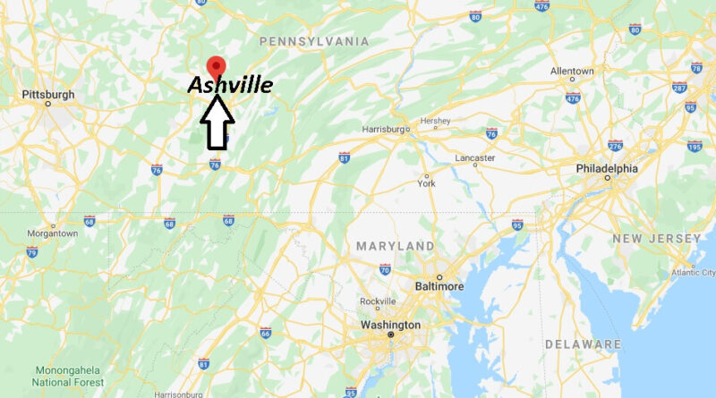 Where is Ashville Pennsylvania? Where is zip code 16613