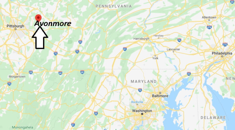 Where is Avonmore Pennsylvania? Where is zip code 15618