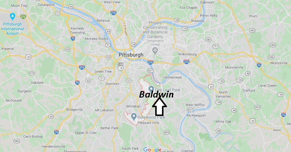 Where is Baldwin Pennsylvania? What County is Baldwin in?