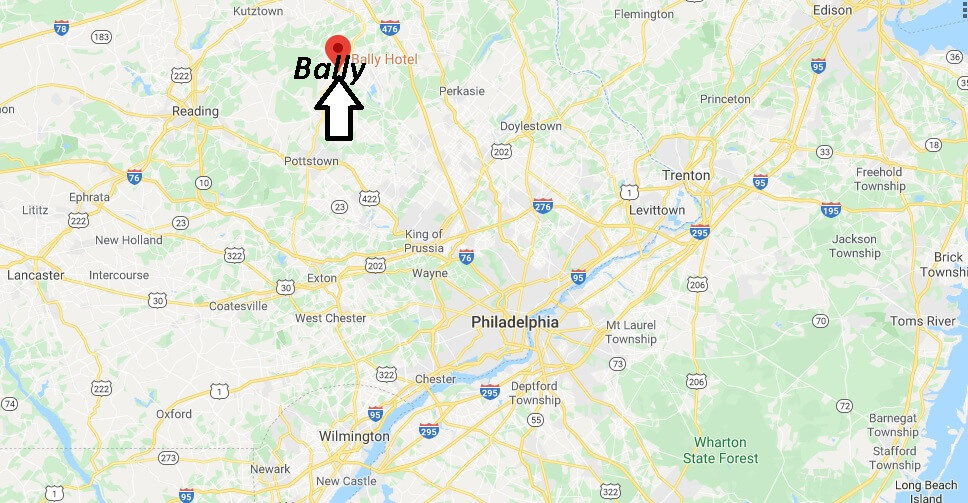 Where is Bally Pennsylvania? Where is zip code 19503