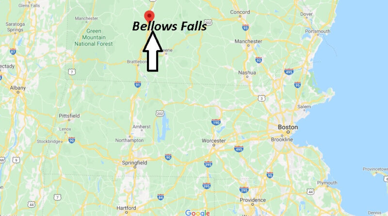 Where is Bellows Falls, Vermont? What county is Bellows Falls Vermont in